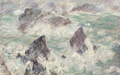 Claude Monet Tempête à Belle-Île