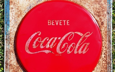 Coca Cola - Advertising sign - Steel