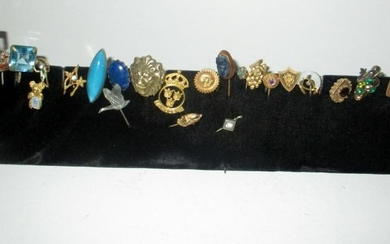 Collection of Victorian Tie Pins