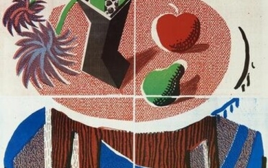David Hockney (British 1937-), 'Fiesta (Signed)', 1988