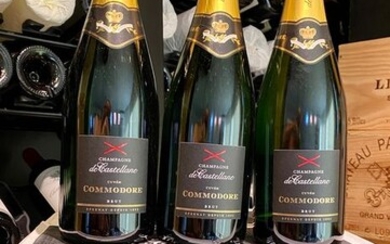 De Castellane Cuvée Commodore - Champagne Brut - 9 Bottles (0.75L)