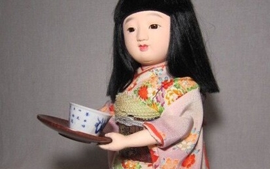 Doll - Wood - Automaton Ichimatsu doll - Japan - Mid 20th century