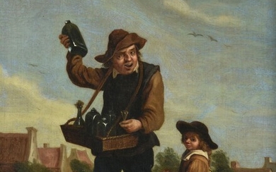 Dutch School (18th Century), The Gin Seller