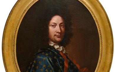 École FRANCAISE vers 1700 Portrait d'homme... - Lot 421 - De Baecque et Associés