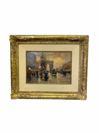 Edouard Cortes Oil Painting on Canvas Titled The Champs