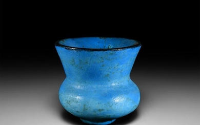 Egyptian Bright Blue Drinking Cup