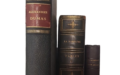 Ensemble d’ouvrages comprenant : - A. PAULY - Oeuvres de J. De La Fontaine Deux...
