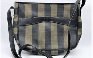 FENDI Made in Italy Leather Shoulder Strap Pocket Book