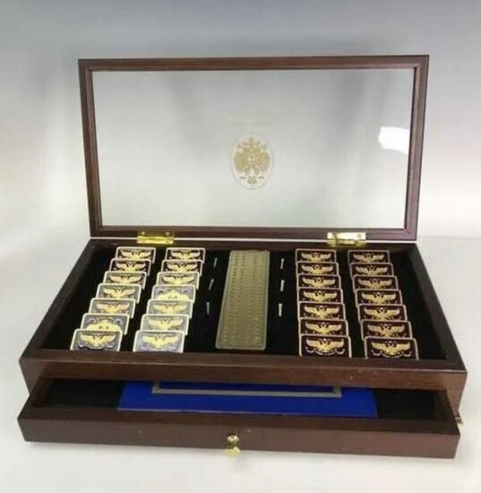 FRANKLIN MINT HOUSE OF FABERGE DOMINO SET