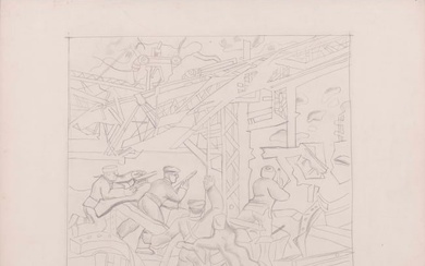 Fernand Léger (1881-1955) Study for Stalingrad, 1955