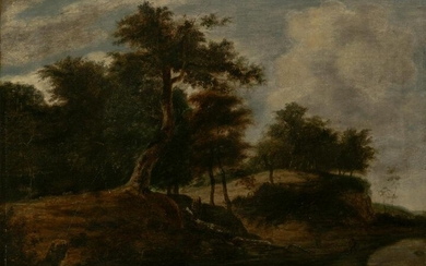 Follower of Salomon van Ruysdael Landscape with a