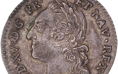 France. Louis XV (1715-1774). 1/5 Écu 1774-BB, Strasbourg