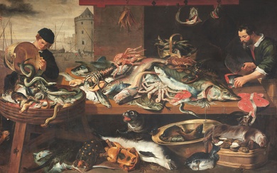 Frans Snyders, studio of - Fish Market