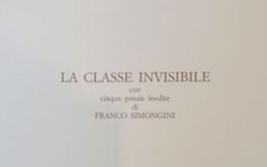 Franz Borghese (1941-2005) - La classe invisibile - Cartella completa con 5 acqueforti