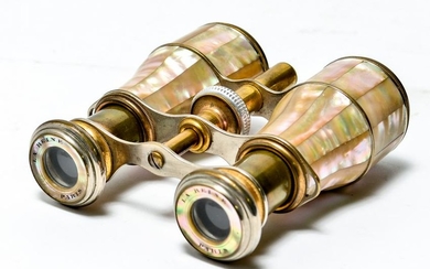 French La Reine Mother of Pearl Opera Glasses