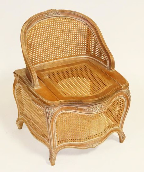 French Louis XVI Style Commode Chair
