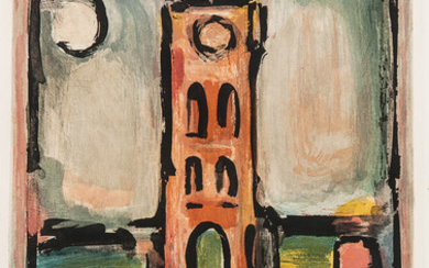 Georges Rouault (French, 1871-1958) Paysage à la tour