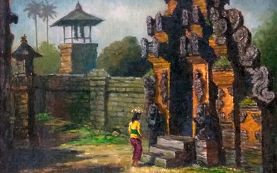 Dharma Tjahtono (Jakarta, 1922 - 2008) Gerbang Pura (Temple Gate)