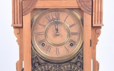 Gilbert Ash & Walnut "Calpe" Shelf Clock