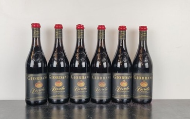 1981 Giordano - Barolo - 6 Bottles (0.75L)