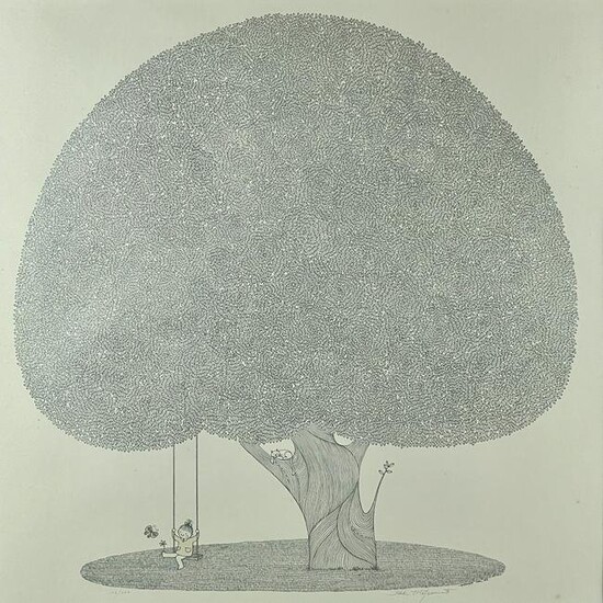 Girl in Tree by Ikki Matsumoto