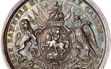 Great Britain - George II - Medal "Anti Gallican Society" 1745 - Silver