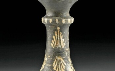 Greek Gnathian Pottery Thymiaterion / Incense Burner