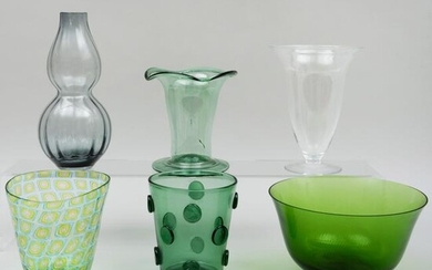 Group of Glass Vases