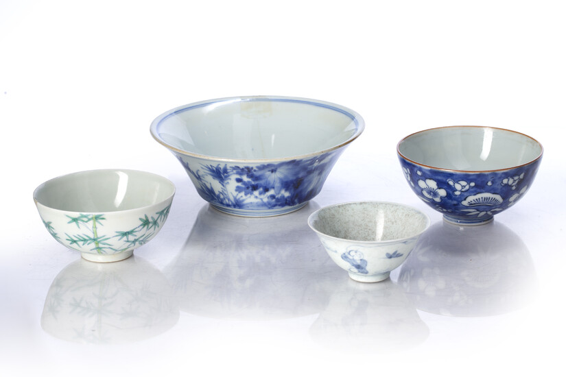 Group of four bowls