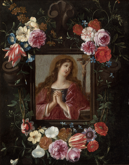 “Guirnalda de flores con la Virgen” JAN VAN KESSEL