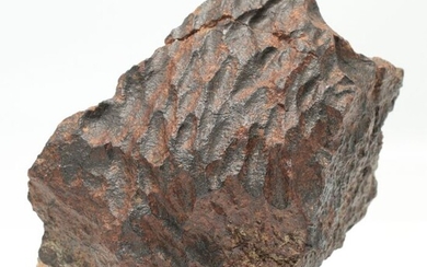 H-type Oriented Meteorite, Flight Lines and Fusion Crust TOP QUALITY !! Chondrite meteorite NWA type H - 2.15 kg