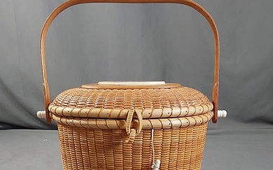 Handmade Maritime Ratan Basket Purse c2000