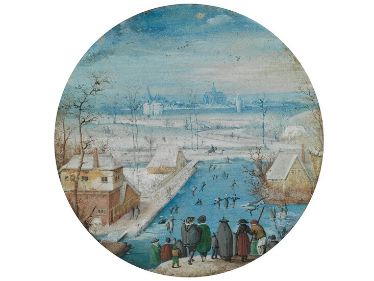 Hans Bol, 1534 Mechelen – 1593 Amsterdam, MINIATURTONDO