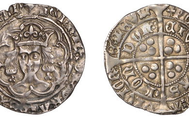 Henry VI (First reign, 1422-1461), Trefoil issue, Class A/C mule (?), Groat,...
