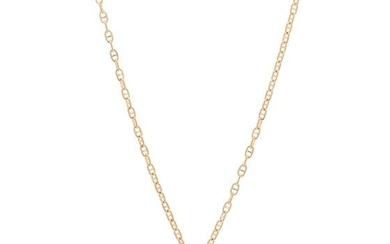 Hermes 18K Rose Gold Diamond PM New Farandole Pendant Necklace LG