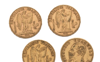 IIème REPUBLIQUE 20 francs or, Génie. 1849-1897... - Lot 21 - Maison R&C, Commissaires-Priseurs Associés
