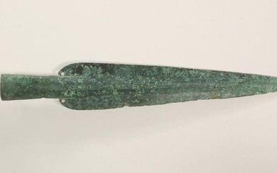 Italy, bronze spear point, 9th-8th century BC., the...