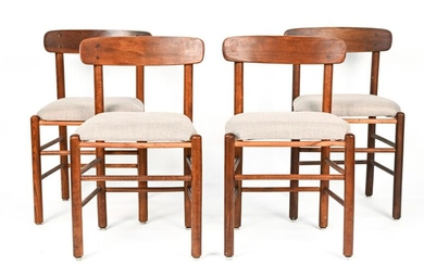 (4) SIDE CHAIRS IN THE MANNER OF BORGE MOGENSEN