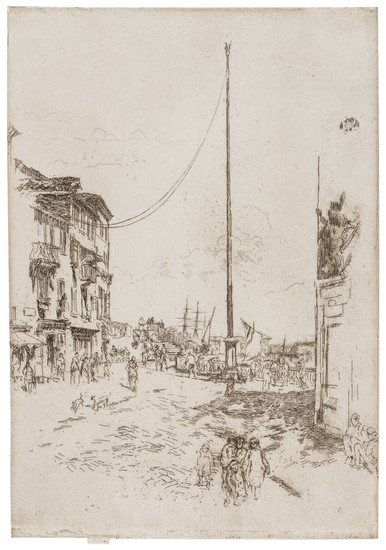 James Abbott McNeill Whistler (1834-1903) The Little Mast
