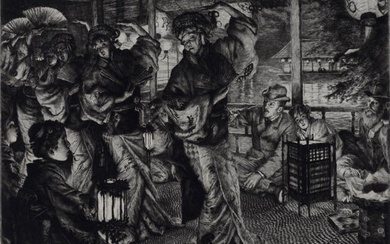 James Tissot - The Prodigal Son, 1882 - Set of 4 etchings