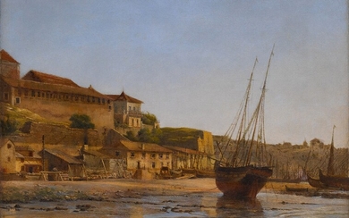 Jean Baptiste Louis (Baron Gros) Gros Port de Lisbonne