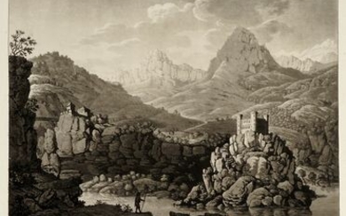 Jean-Franois Albanis de Beaumont (Chambry, 1753 - La Vernaz prs Gaillard, Alta Savoia, 1812), Nove vedute da Travels through the Rhaetian Alps, in the year MDCCLXXXVI from Italy to Germany, through Tyrol. Cornelis Apostool (Amsterdam 1762-1844)...