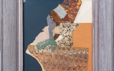 Joan Shapiro Marbled Paper & Lace Collage