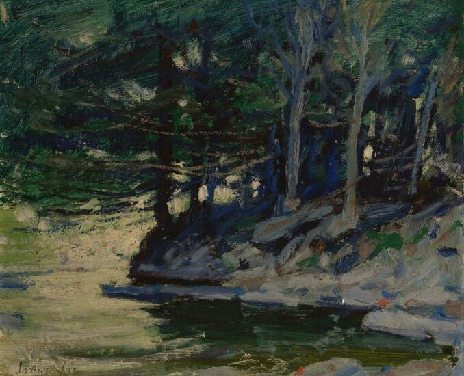Jonas Lie American, 1880-1940 Shaded River, circa 1913