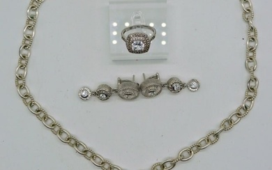 Judith Ripka 925 Necklace Set