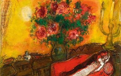 LE CIEL EMBRASÉ, Marc Chagall