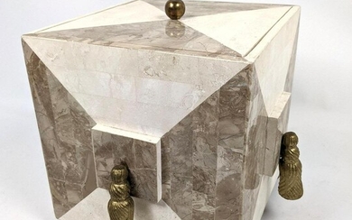LE MONTAGE Tessellated Stone Dresser Box.