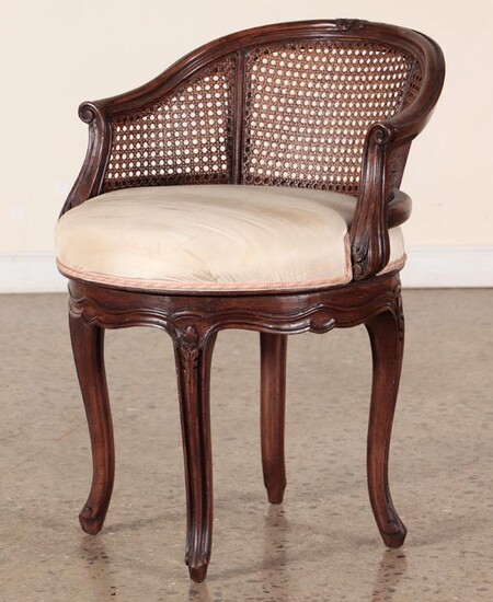 LOUIS XVI STYLE VANITY CHAIR WITH CANE