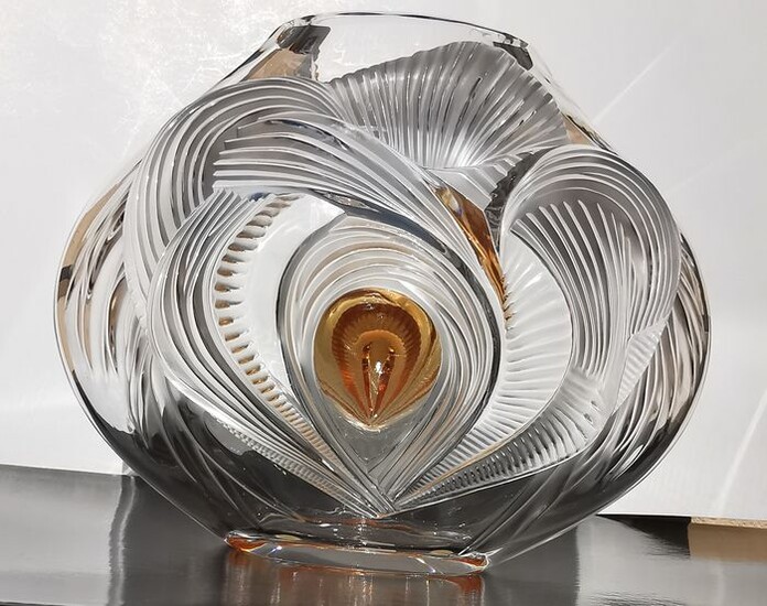 Lalique - "Braids" vase - Tresses