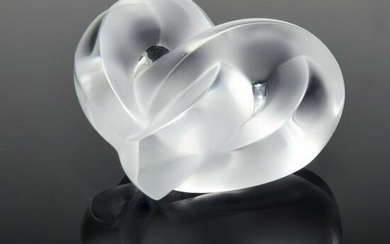Lalique "Hearts" Paperweight
